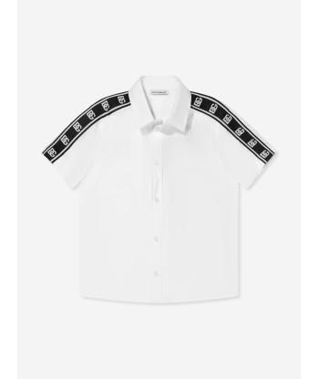 Dolce & Gabbana Boys Short Sleeve Logo Tape Shirt store