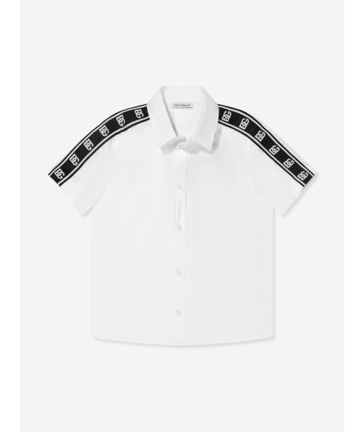 Dolce & Gabbana Boys Short Sleeve Logo Tape Shirt store