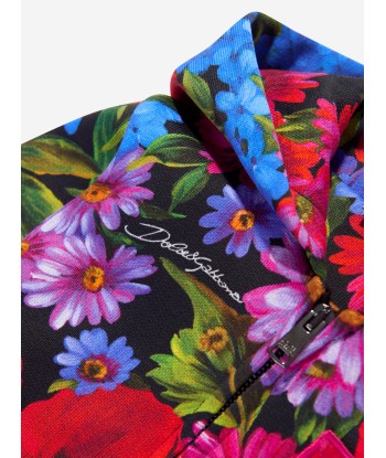 Dolce & Gabbana Baby Girls Floral Zip Up Hoodie en ligne