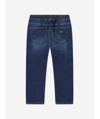 Dolce & Gabbana Boys Logo Trim Jogger Jeans Jusqu'à 80% De Réduction