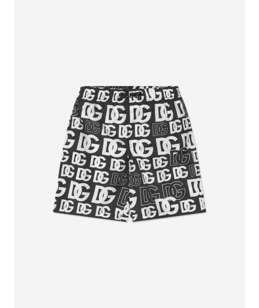 Dolce & Gabbana Boys All Over Logo Swim Trunks pour bénéficier 