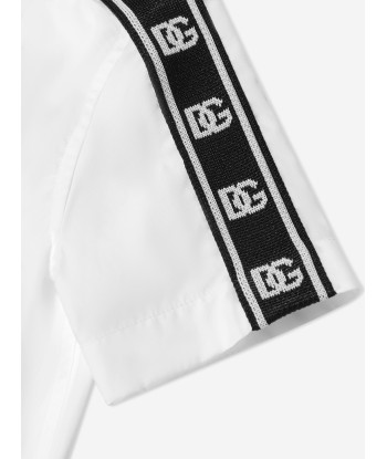 Dolce & Gabbana Boys Short Sleeve Logo Tape Shirt store