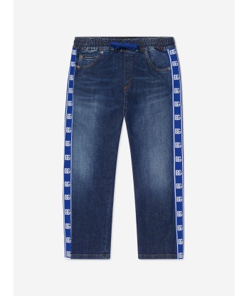 Dolce & Gabbana Boys Logo Trim Jogger Jeans Jusqu'à 80% De Réduction