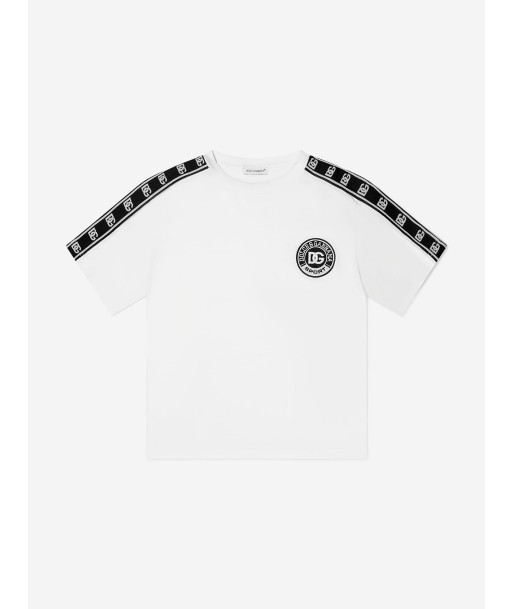 Dolce & Gabbana Boys Badge Logo T-Shirt Amélioration de cerveau avec