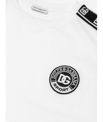 Dolce & Gabbana Boys Badge Logo T-Shirt Amélioration de cerveau avec