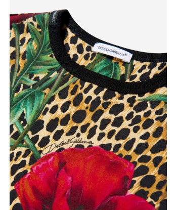 Dolce & Gabbana Kids Ocelot And Poppy T-Shirt des créatures d'habitude