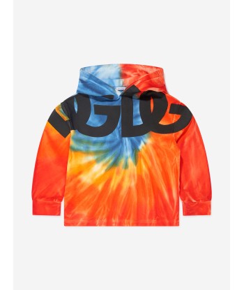 Dolce & Gabbana Kids Tie-Dye Logo Hoodie online