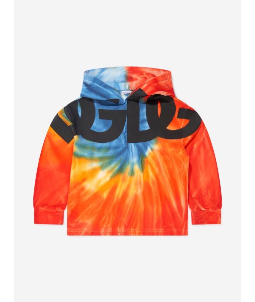 Dolce & Gabbana Kids Tie-Dye Logo Hoodie online