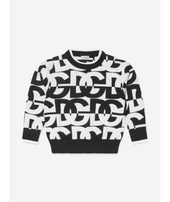 Dolce & Gabbana Boys Wool Logo Jumper une grave pollution 