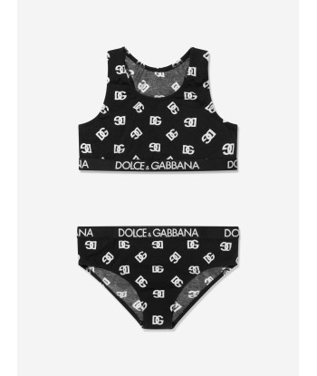 Dolce & Gabbana Girls Logo Print Underwear Set en linge