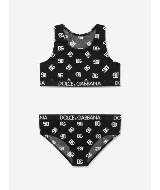 Dolce & Gabbana Girls Logo Print Underwear Set en linge