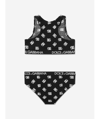 Dolce & Gabbana Girls Logo Print Underwear Set en linge