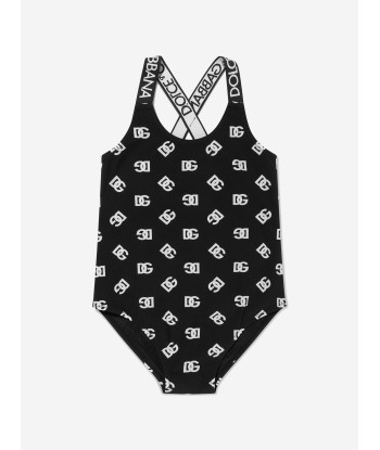 Dolce & Gabbana Girls All Over Logo Print Swimsuit Comparez et commandez 