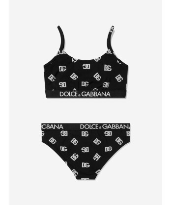 Dolce & Gabbana Girls All Over Logo Print Bikini les ctes