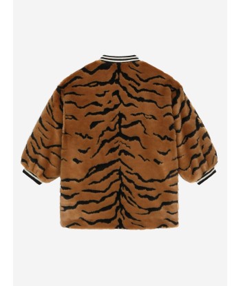 Dolce & Gabbana Girls Tiger Faux Fur Jacket offre 