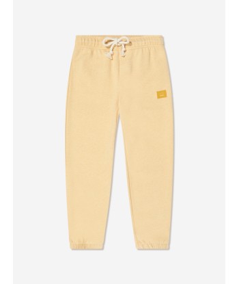 Acne Studios Kids Face Patch Joggers in Yellow votre