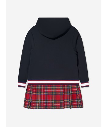 Dolce & Gabbana Girls Tartan Skirt Hooded Dress pas cher chine