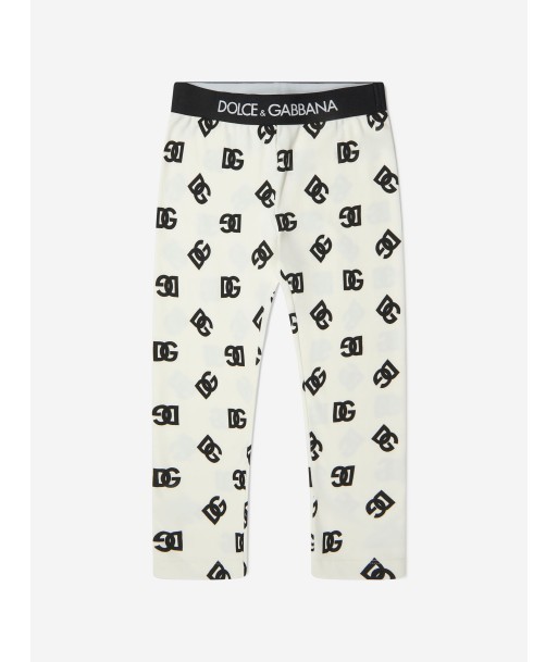 Dolce & Gabbana Girls All Over Logo Print Leggings Voir les baskets