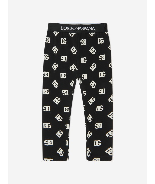 Dolce & Gabbana Girls All Over Logo Print Leggings Les magasins à Paris