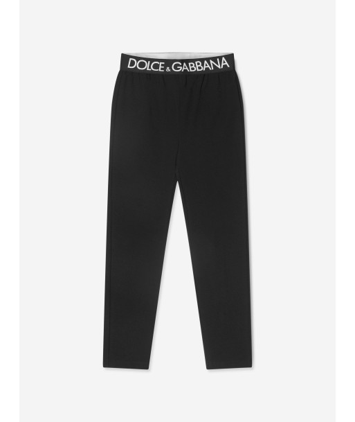 Dolce & Gabbana Girls Logo Waistband Leggings pas chere