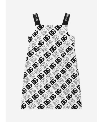 Dolce & Gabbana Girls All Over Logo Sleeveless Dress vente chaude votre 