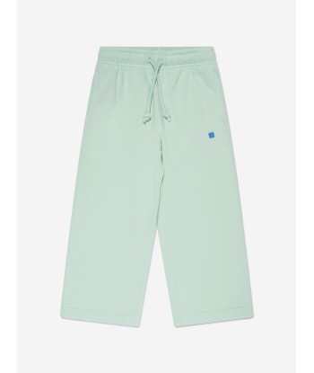 Acne Studios Kids Logo Joggers in Green pas cheres