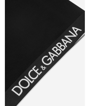 Dolce & Gabbana Girls Logo Band T-Shirt in Black l'évolution des habitudes 