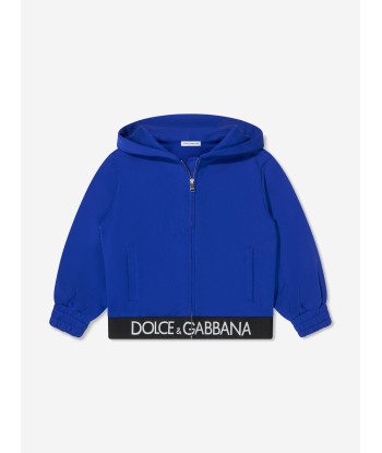 Dolce & Gabbana Boys Logo Waistband Zip Up Hoodie chez Cornerstreet bien 