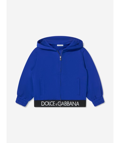 Dolce & Gabbana Boys Logo Waistband Zip Up Hoodie chez Cornerstreet bien 