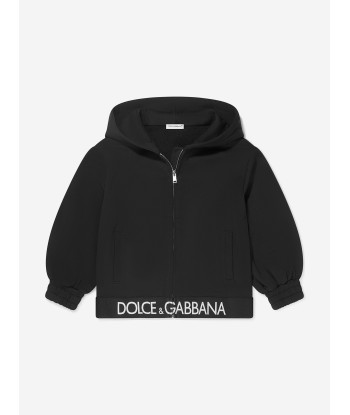 Dolce & Gabbana Kids Logo Waistband Zip Up Hoodie 50% de réduction en Octobre 2024