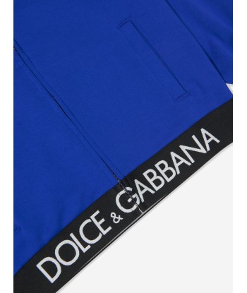 Dolce & Gabbana Boys Logo Waistband Zip Up Hoodie chez Cornerstreet bien 