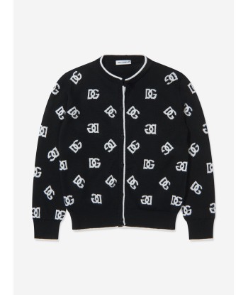 Dolce & Gabbana Girls Wool Knitted Logo Cardigan en ligne des produits 