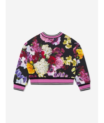 Dolce & Gabbana Girls Floral Print Logo Sweatshirt une grave pollution 