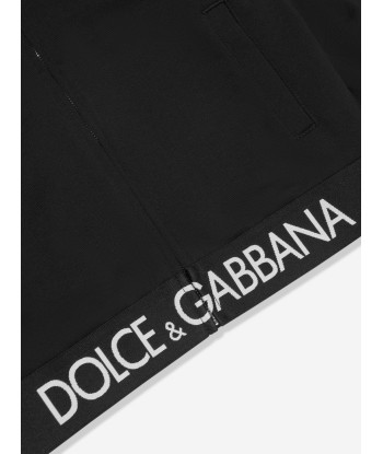 Dolce & Gabbana Kids Logo Waistband Zip Up Hoodie 50% de réduction en Octobre 2024