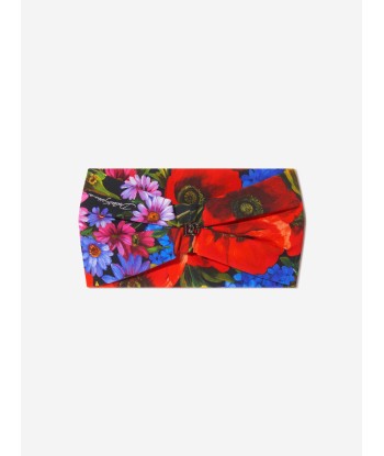 Dolce & Gabbana Girls Floral Print Headband de technologie