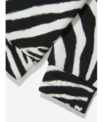 Dolce & Gabbana Girls Zebra Print Logo Hoodie commande en ligne