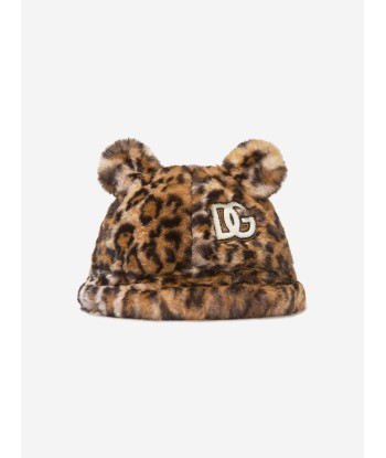 Dolce & Gabbana Girls Faux Fur Hat With Ears s'inspire de l'anatomie humaine