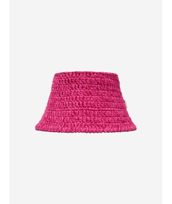 Dolce & Gabbana Girls Straw Bucket Hat Par le système avancé 