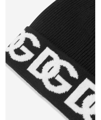 Dolce & Gabbana Kids Wool Knitted Logo Hat de pas cher