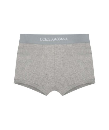 Dolce & Gabbana Boys 2 Pack Boxer Shorts Set in Grey le concept de la Pate a emporter 