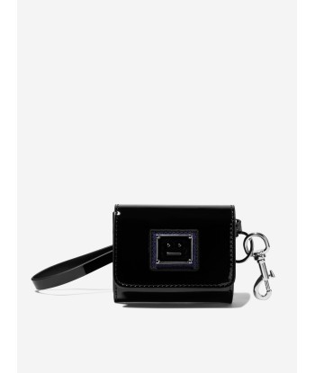 Acne Studios Kids Face Logo Wallet in Black Voir les baskets