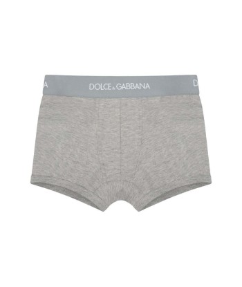 Dolce & Gabbana Boys 2 Pack Boxer Shorts Set in Grey le concept de la Pate a emporter 