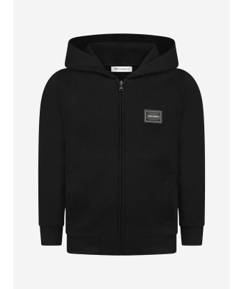 Dolce & Gabbana Boys Cotton Logo Zip Up Top de l' environnement