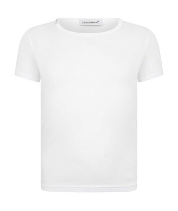 Dolce & Gabbana Boys 2 Pack T-Shirt Set in White votre restaurant rapide dans 