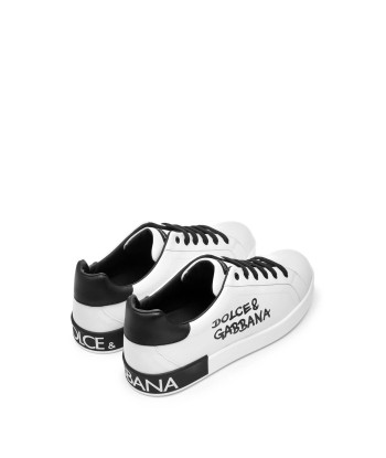 Dolce & Gabbana Girls Leather Logo Lace Up Trainers suggérées chez