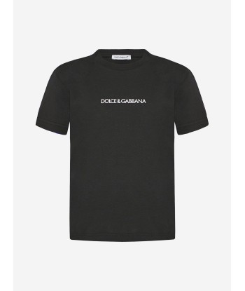 Dolce & Gabbana Boys Cotton Jersey Logo T-Shirt Voir les baskets