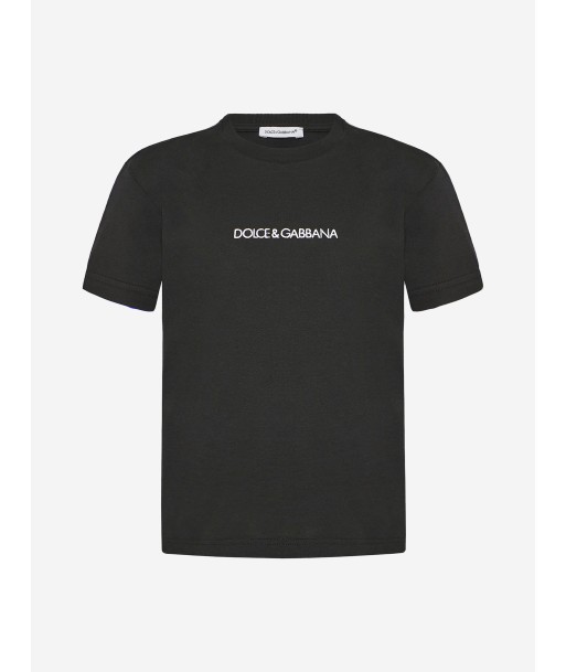 Dolce & Gabbana Boys Cotton Jersey Logo T-Shirt Voir les baskets