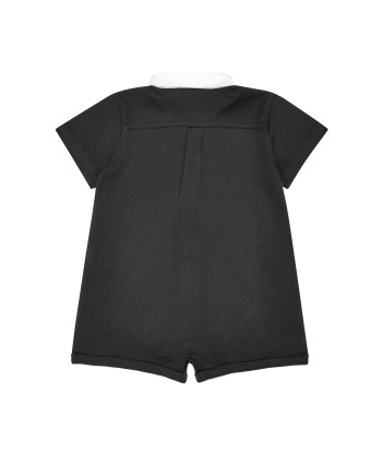 Dolce & Gabbana Baby Boys Tuxedo Romper in Black meilleur choix