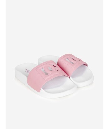 Dolce & Gabbana Girls Leather Logo Sliders suggérées chez