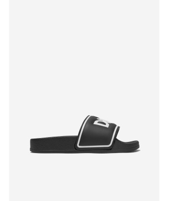 Dolce & Gabbana Kids Contrast Logo Sliders JUSQU'A -70%! 